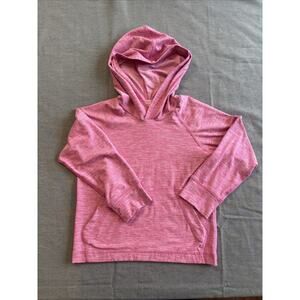 Hanna Andersson Active UV Hoodie Pink Kids Sz 3T Long Sleeve Thumbholes